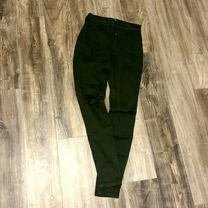 Dark green jeans